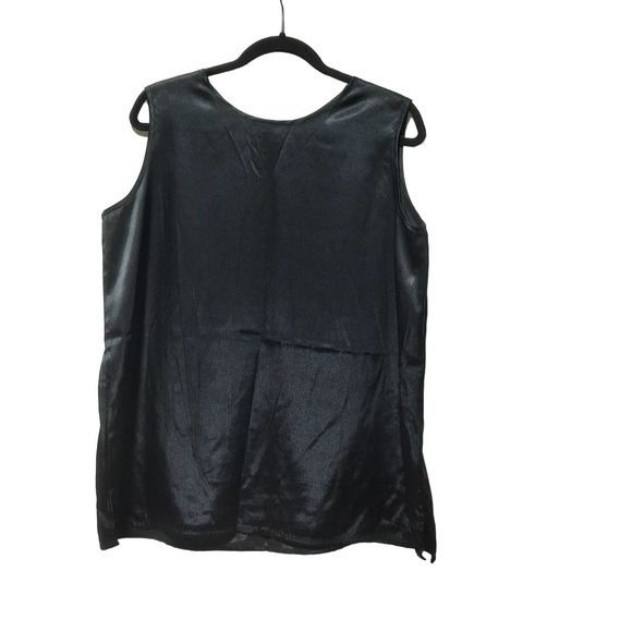 STUDIO C II WOMENS 14/16 BLACK PULLOVER POLYESTER‎ TANK TOP - Picture 1 of 4